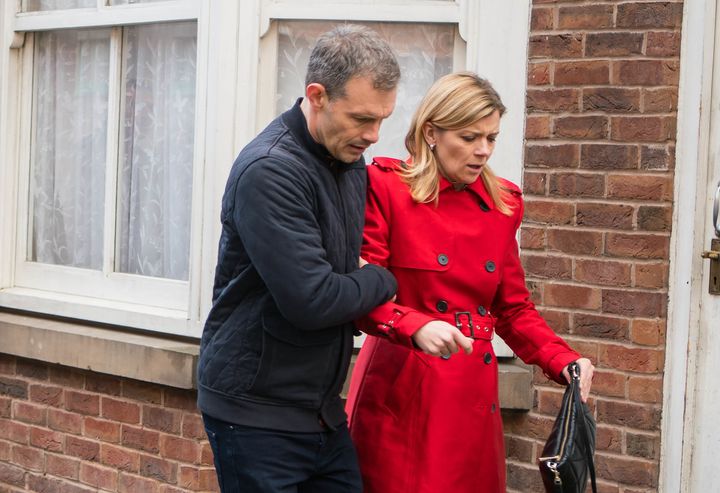 Nick has supported Leanne throughout her pregnancy 