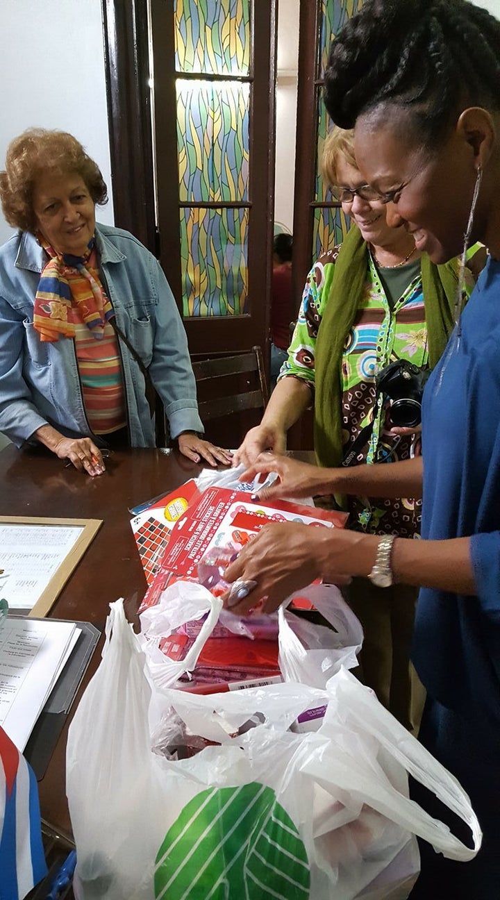 <p>Black Girl Levia Davis providing service in Cuba.</p>