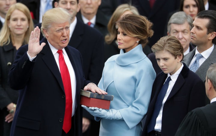 Trump's swearing in ceremony was broadcast on multiple channels in Russia.
