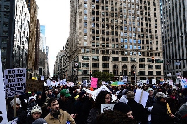 <p>Trump Protest, Chicago, IL November 19 2016 </p>