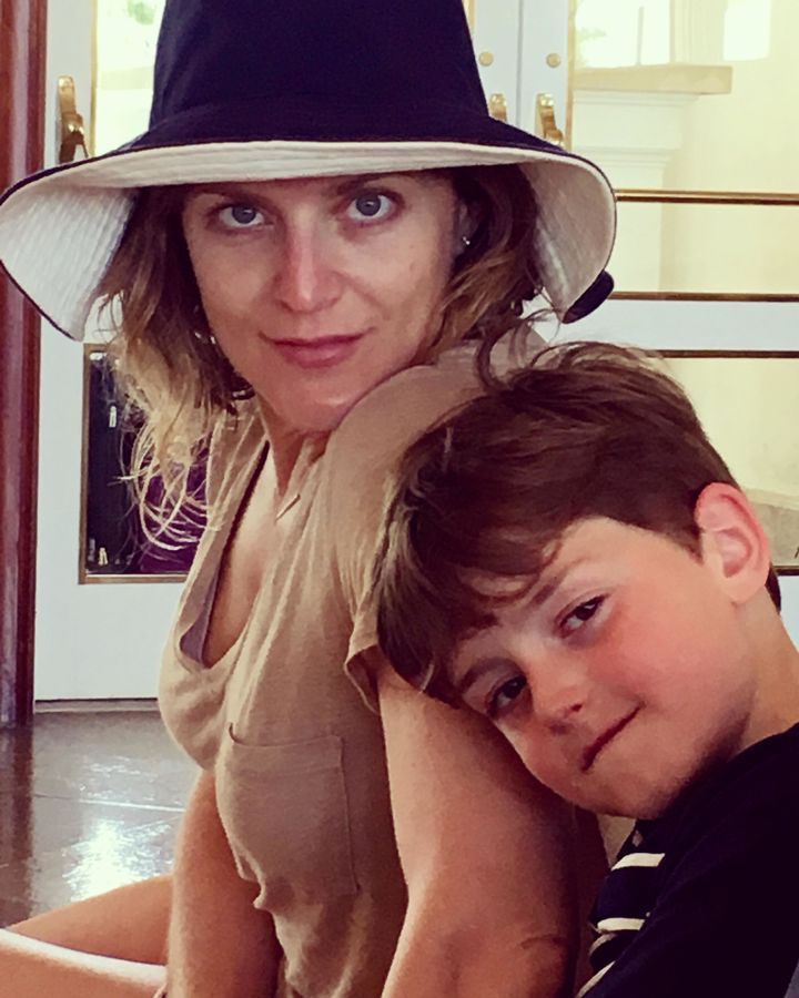 Claire and her son