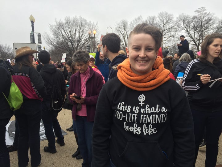 Lisa Twigg of Spotsylvania, Virginia, said she wants to hold President Trump accountable for how he treats women.