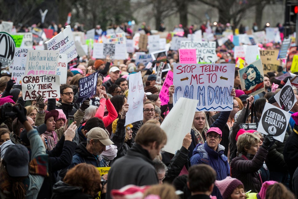 What We Saw At The Womens March On Washington Huffpost