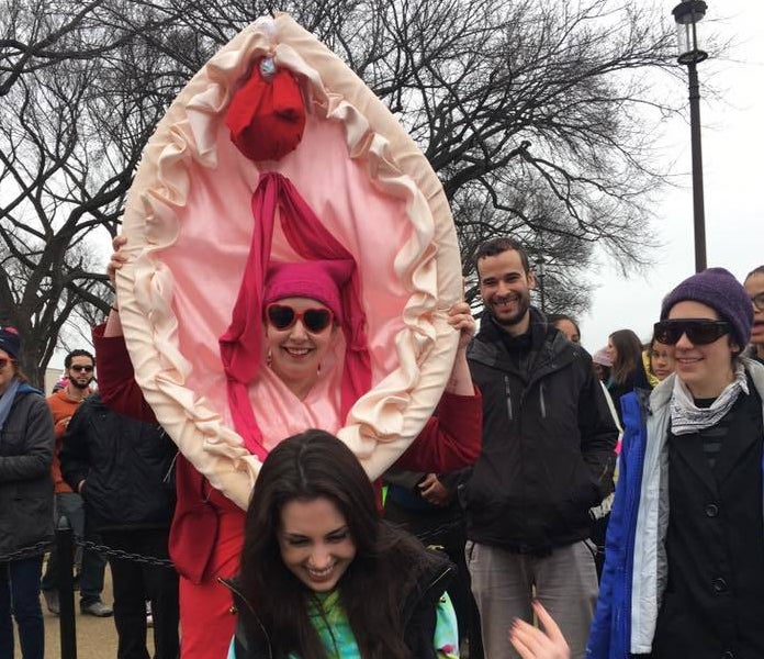 Protesters at D.C.’s Women’s March