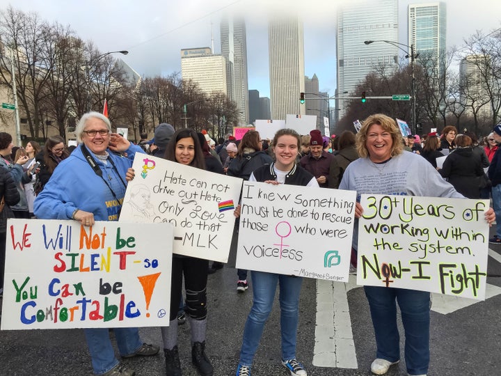 Scenes From The Chicago Women's March HuffPost Women