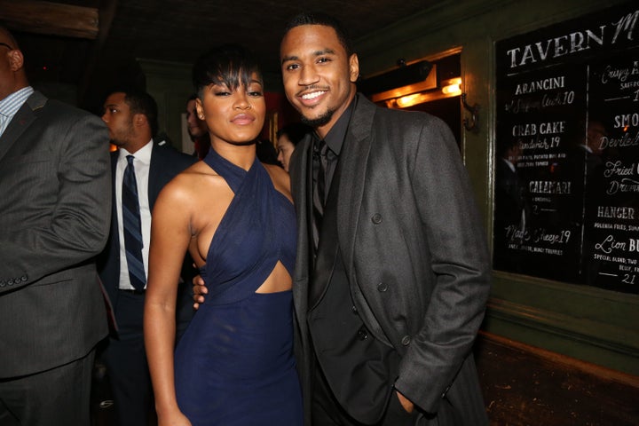 Keke Palmer and Trey Songz in 2014. 