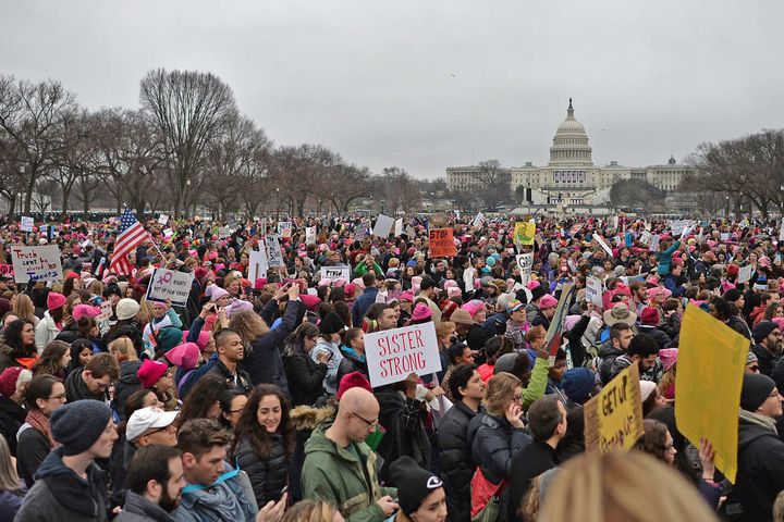 At least 500,000 people marched in DC yesterday, and over four million around the world.