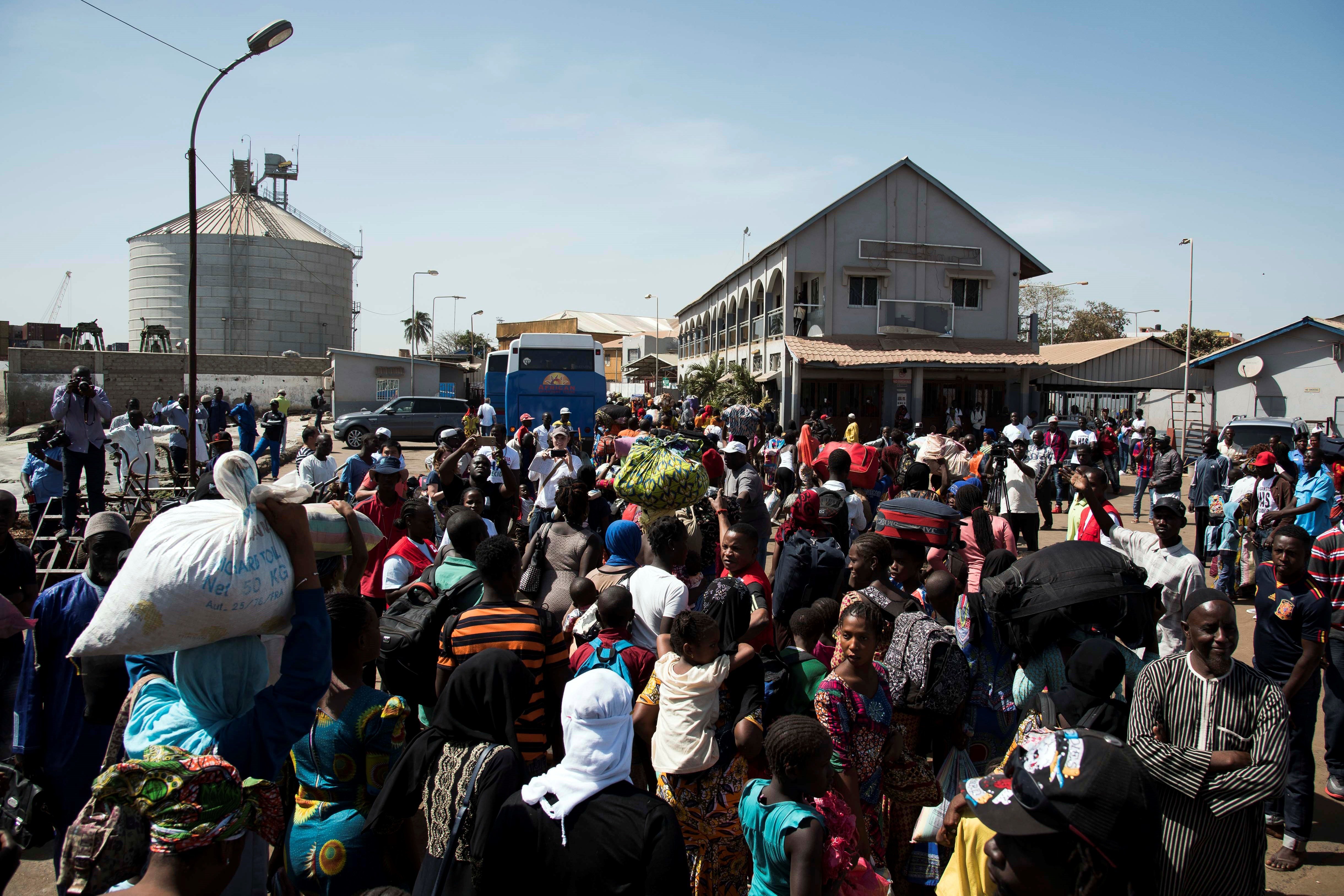 West African Troops Enter Gambia's Capital After Dictator's Departure ...