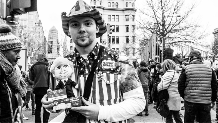 “This guy was super sweet. He's from York, PA, and created this doll. He hopes it can help bring people together around common goals like improving education, finding healthcare solutions and making sure people can get good jobs. He said, ‘I get the impression you and I don't see eye to eye but I really enjoyed talking to you.’”