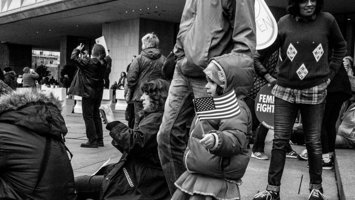 This girl was about 2. I asked her mom "how's she doing?" and her mom replied, "Great! She's nasty: she'll survive."