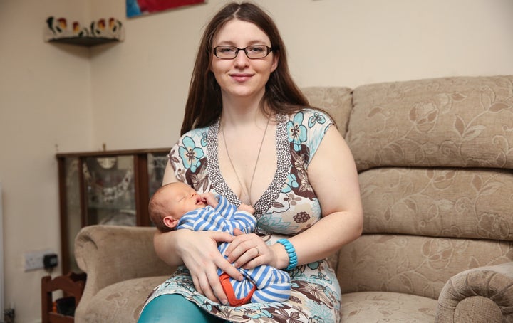 Alice Payne with her son Philip.