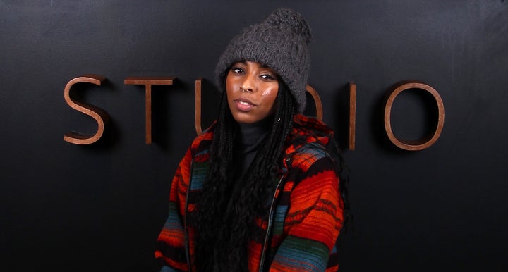 Jessica Williams shared the invaluable lesson her mom taught her about black womanhood at the women's march in Park City, Uta