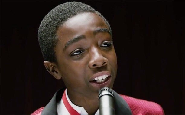 ”Stranger Things” star Caleb McLaughlin is taking a trip down memory lane for his latest role as a young Ricky Bell in the BET’s, “The New Edition Story.”