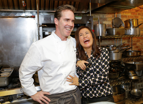 <p>Chef Shawn McClain and Mimi Kim at the first night of ChefDance 2017.</p>