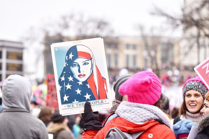 Picture from the Women’s March on St. Paul, Minnesota.