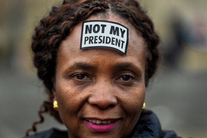 "Not my president."