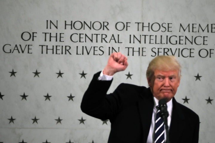 President Donald Trump is bragging about his standing ovations at the CIA, but he never gave the employees there his permission to sit down. All 400 remained standing through his entire remarks.