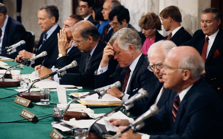 The Senate Judiciary Committee was made up of all white men in 1991. 