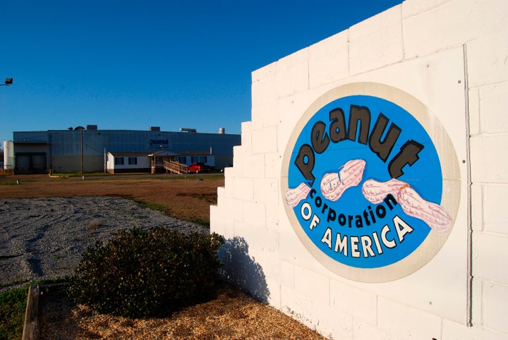 The building of the now-shuttered Peanut Corporation of America plant is pictured in Blakely, Georgia on January 29, 2009.