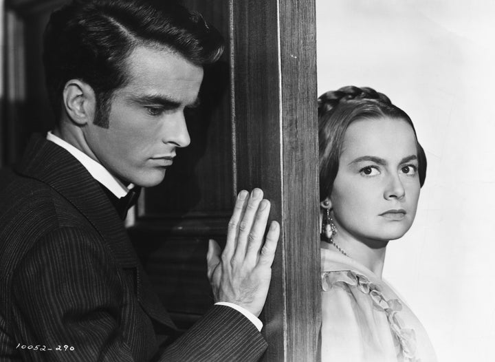 Olivia de Havilland with Montgomery Clift in the 1949 film "The Heiress," for which she won her second Best Actress Oscar.