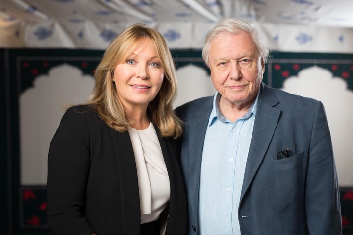 Kirsty says she "fell a little bit in love" with David Attenborough when he appeared on the show.