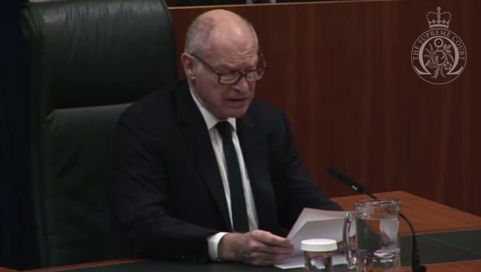Supreme Court President Lord Neuberger read out the ruling on Tuesday