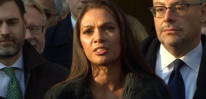 Gina Miller, the lead complainant, spoke of her successful challenge outside the Supreme Court