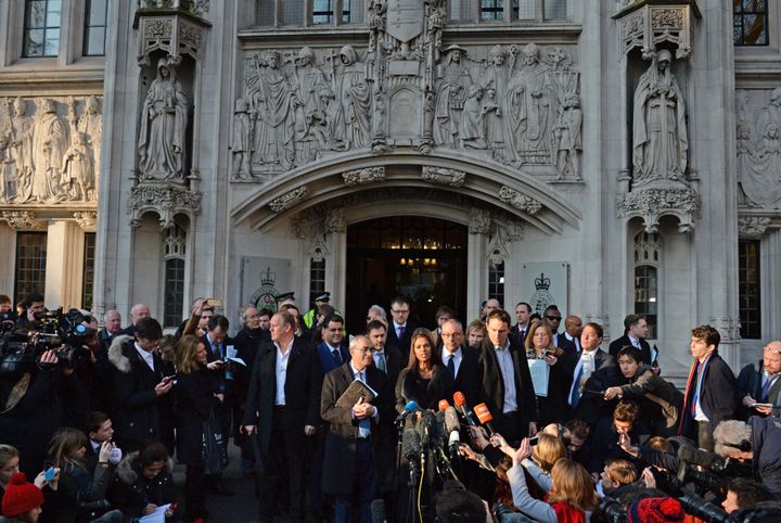 Campaigners react to the Supreme Court's ruling on Tuesday