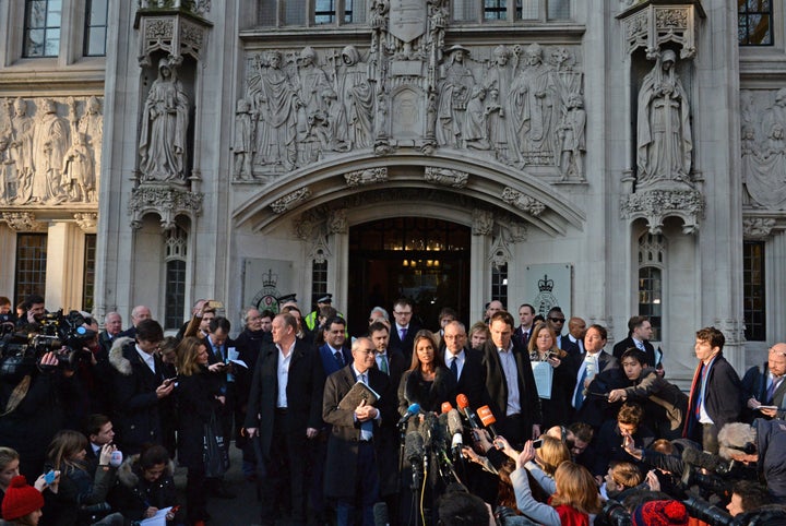 Campaigners react to the Supreme Court's ruling on Tuesday