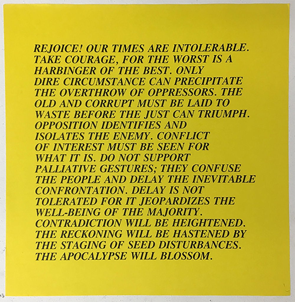 inflammatory essays contemporary art