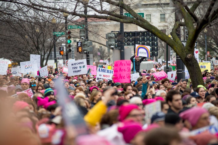 The New York Times' David Brooks thinks "the marches couldn’t escape the language and tropes of identity politics.”