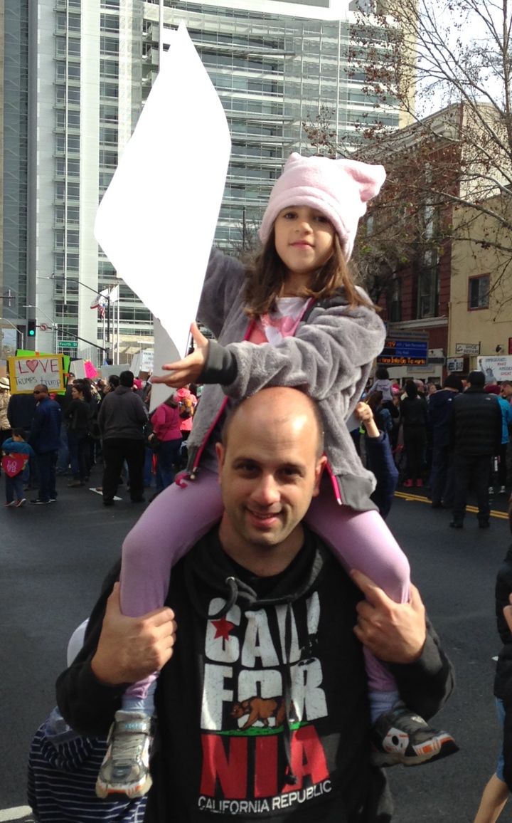 My daughter and I at Women’s March in San Jose, CA.