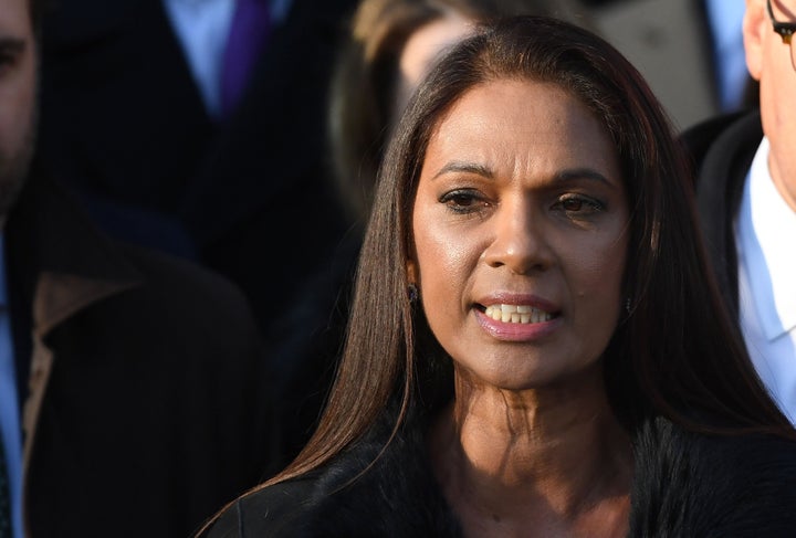 Gina Miller outside the Supreme Court