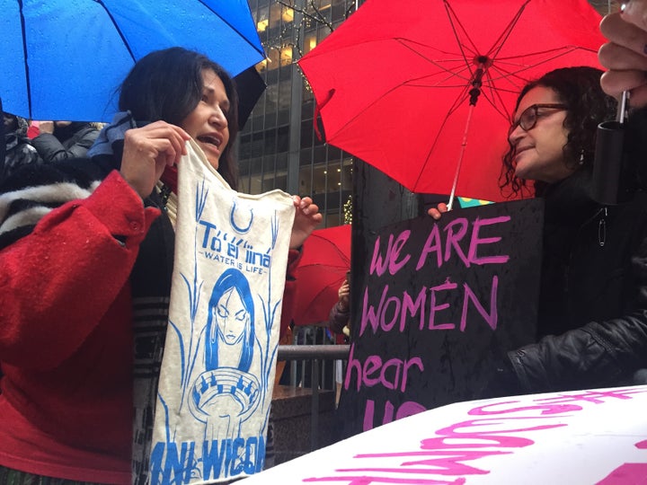 Cheryl Angel, 56, is prepared to continue fighting against the Dakota Access Pipeline despite Trump's Tuesday memorandum.