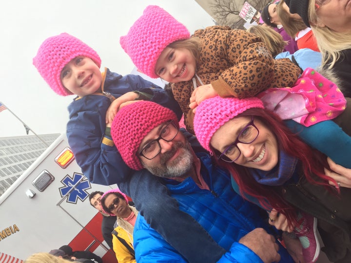 <p>Marching in D.C.</p>