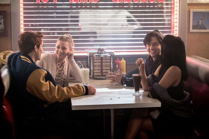 The gang’s all here: Archie, Betty, Jughead, Veronica.