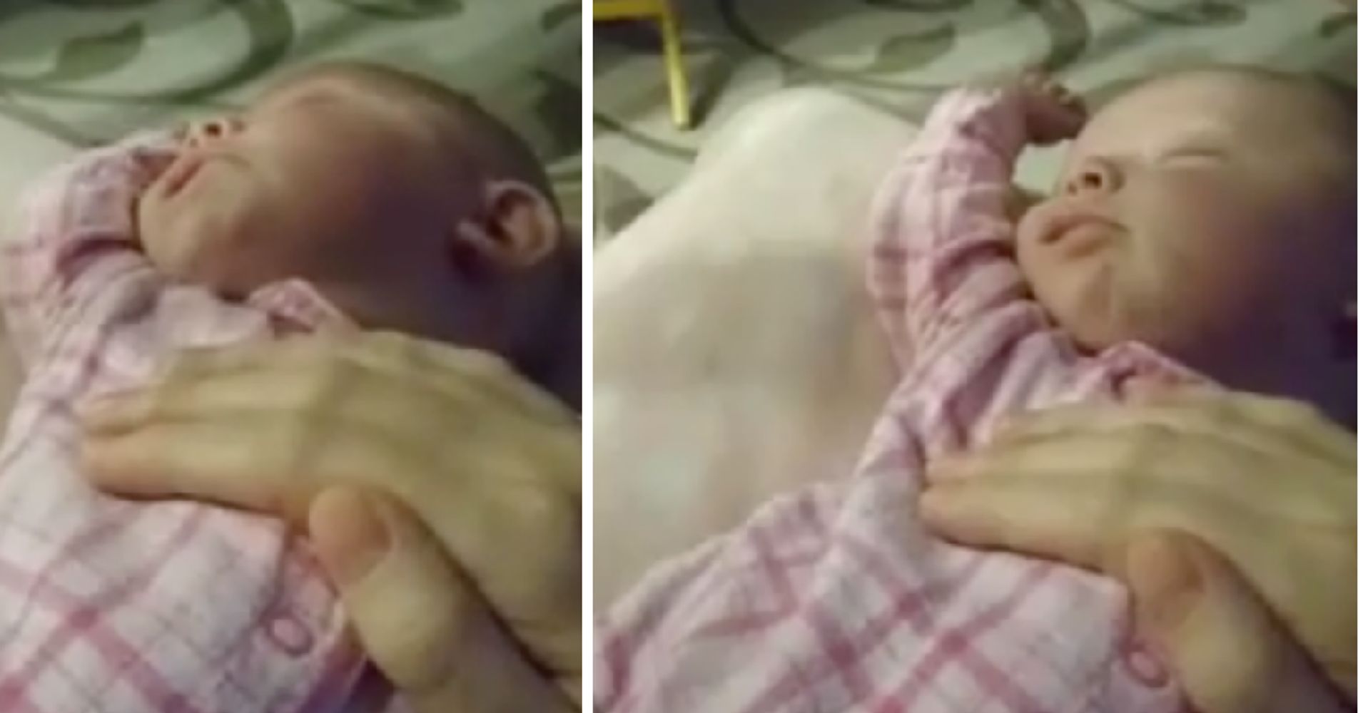 Mum Shares Video Of Her 'Hitting' Newborn Baby On The Chest To Raise Awareness Of Cystic