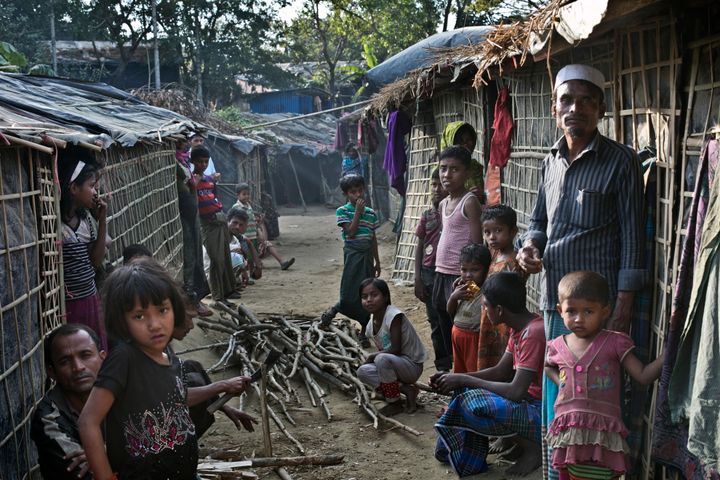 Rohingyas at a refugee camp in Bangladesh on Jan. 20, 2017.