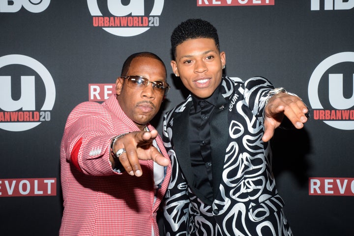 Bryshere Y. Gray opens up on his portrayal as singer Michael Bivins (pictured above) BET's "The New Edition Story."