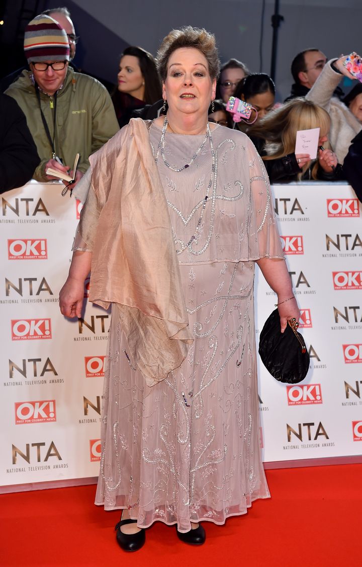 Anne Hegerty at the NTAs