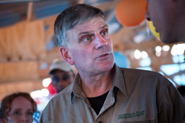 Franklin Graham, head of international relief organization Samaritan's Purse.