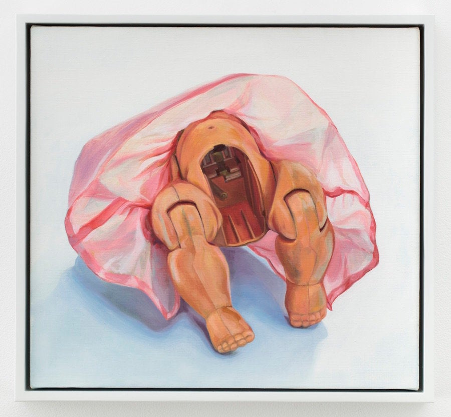 "Doll," 2001, oil on linen