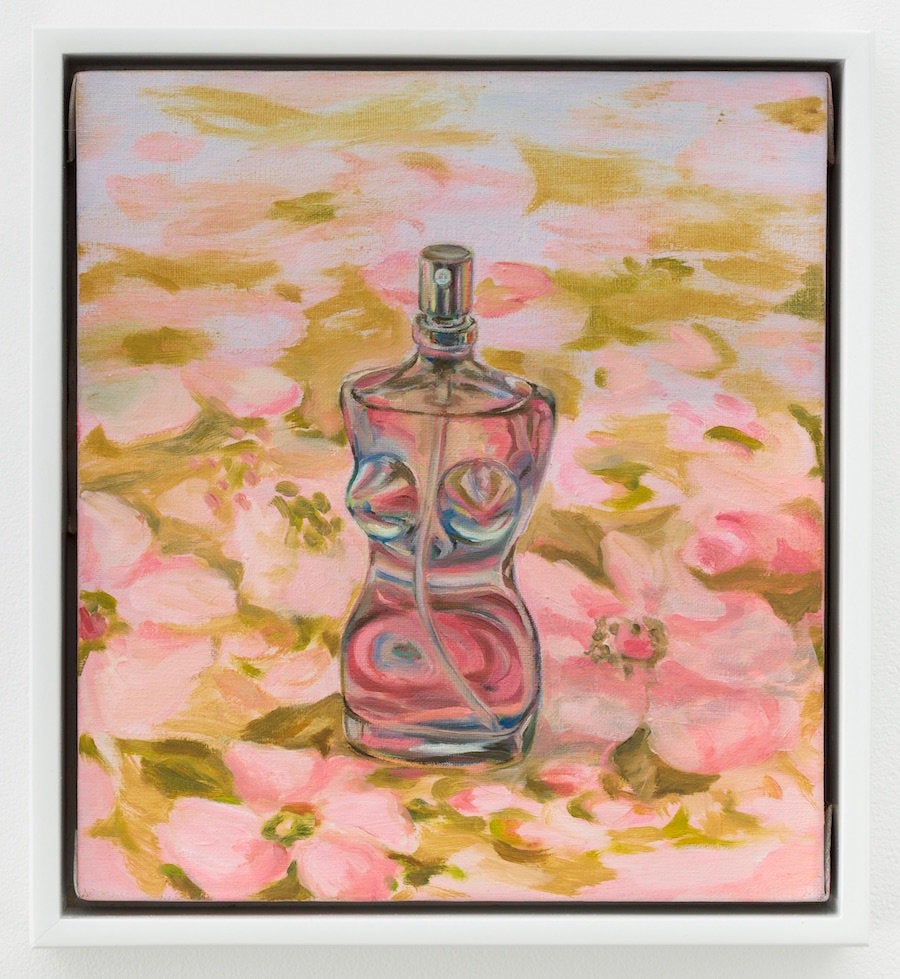 "Perfume," 2016, oil in linen