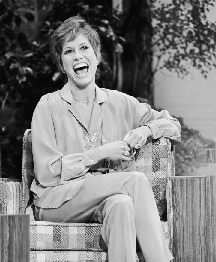Mary Tyler Moore during an appearance on "The Tonight Show" with Johnny Carson.
