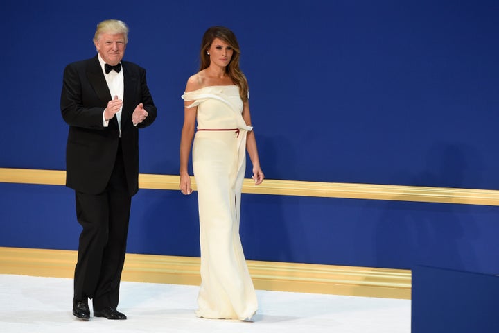 Melania hotsell inauguration gown