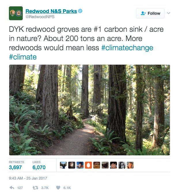 Another National Park Tweets Some Inconvenient Truths | HuffPost Impact