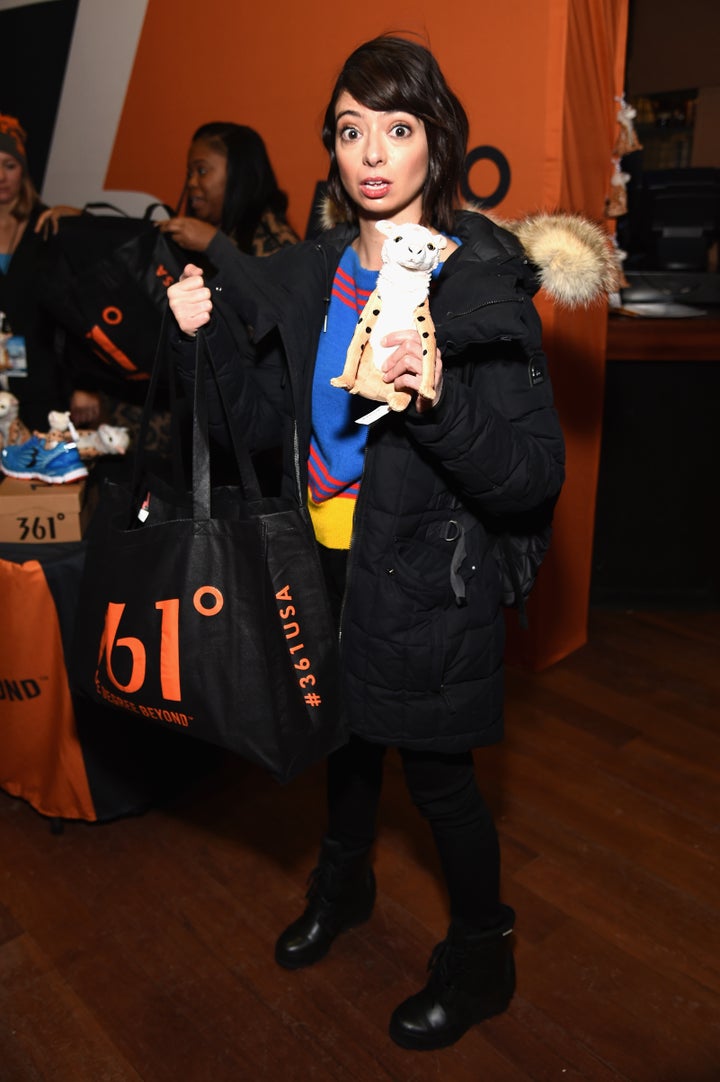 Kate Micucci attends Park City Live Presents The Hub Featuring The Marie Claire Studio and the 4K ULTRA HD Showcase Brought to You by the Consumer Technology Association.