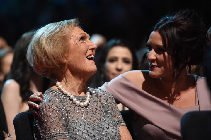 Mary Berry attended the NTAs with Candice Brown