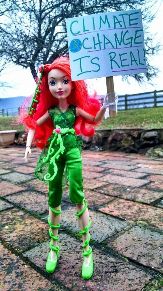 Poison Ivy was naturally concerned about the environment.