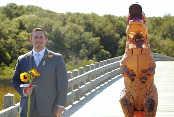 Tom Gardner had no idea what his bride, Elizabeth Rex Hundley, would wear to their wedding.